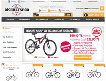 Tablet Screenshot of bisikletspor.com
